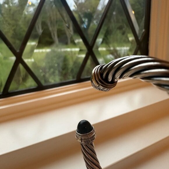 David Yurman Silver and Black Bracelet - Picture 7 of 8
